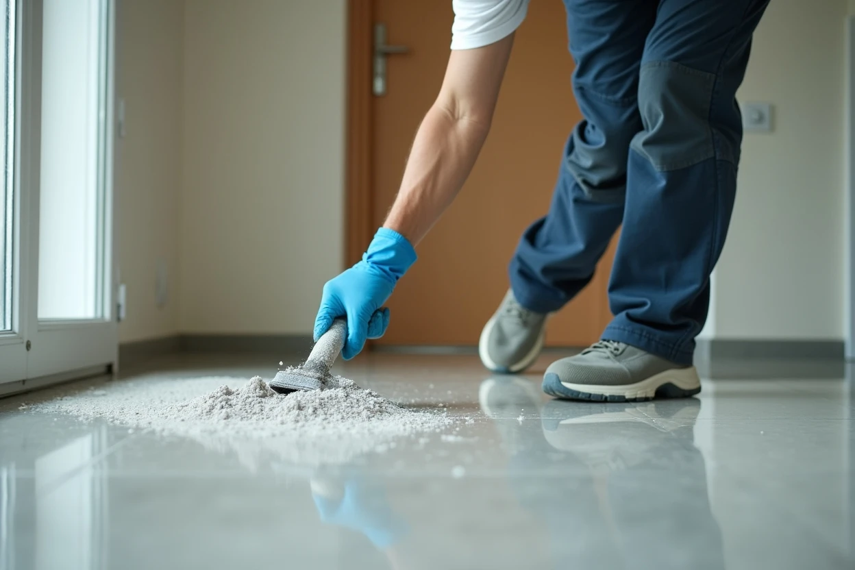 Ícono representando pulido de piso de terrazo